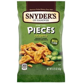 Snyder's Jalapeño Pretzel Pieces, 2.25 Ounce Each, 15 Pack