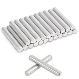 QXSKSLH 50 Pcs 3mm x 30mm Shelves Dowel Pin,304 Stainless Steel, Shelf Support Pegs Pin Rod Fasten Elements Metal Shelf Pegs