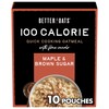 Better Oats 100 Calorie Maple and Brown Sugar Oatmeal Packets,