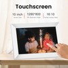 FRAMEO WiFi Digital Picture Frame, 10.1 Inch Touchscreen Photo Frame,