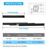 Undermount Drawer Slides, HANKEY Heavy Duty Drawer Slides Bottom Mount