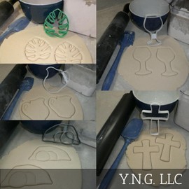 HOLY WEEK HE IS RISEN PALM PITCHER EMPTY TOMB EASTER SET OF 5 COOKIE CUTTERS MADE IN USA PR1787