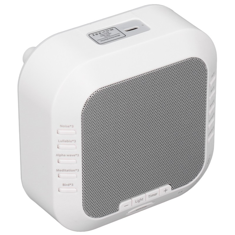 White Noise Machine 28 Sounds Portable Night Light Music Timing