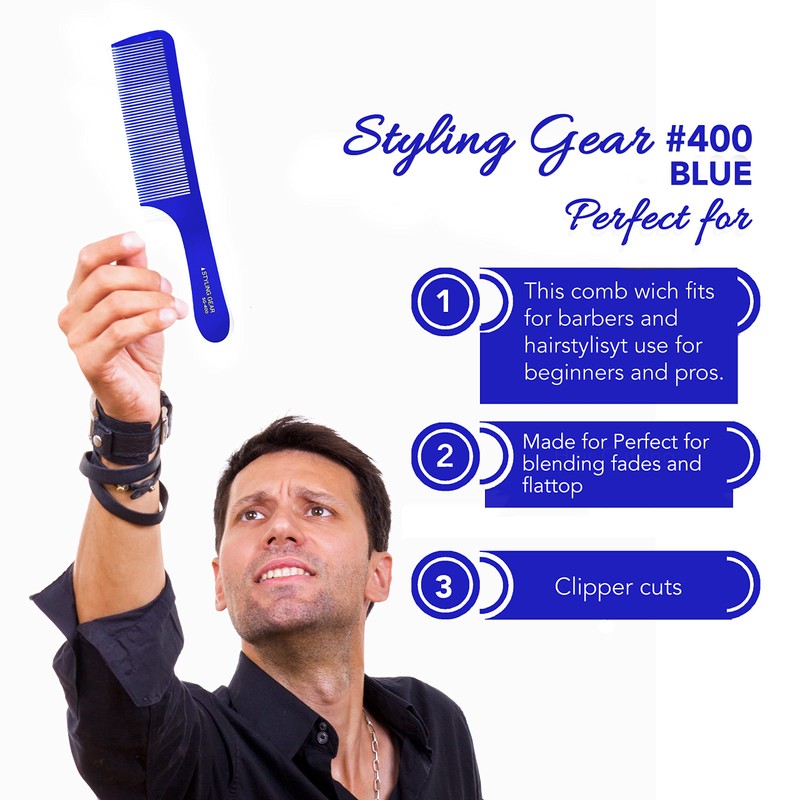 Styling Gear 400 Barber Comb Clipper - Flexible Styling, Blending