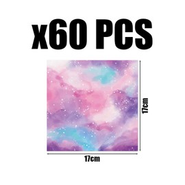 60 Starry Sky Themed Paper Towels, Party Paper Towels, Table Decorations, Party Supplies, Soft Absorbent Paper Towels