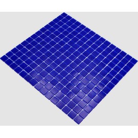 Mosaic Dark Blue Pool Tiles Pool Mosaic Tiles Glass Glossy Square Wall Floor Kitchen Bathroom Shower