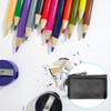 Luckious 2PCS Clear Pencil Pouch - Transparent Zipper Pencil Pouches