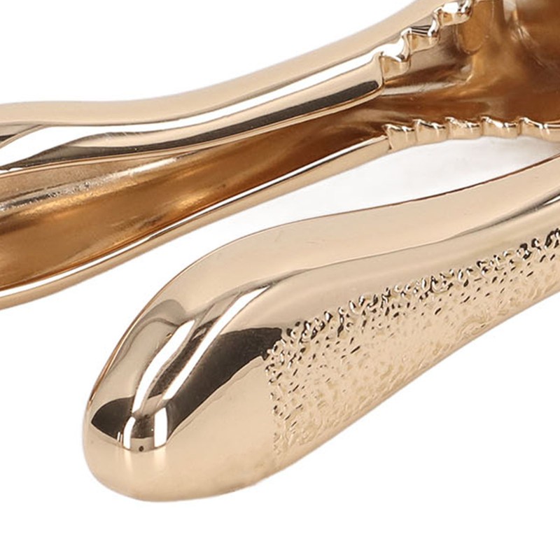 Garlic Press Gold Color Aluminium Alloy Dolphin Style Teeth Design