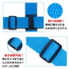 Trip Gate Suitcase Belt Cross-shaped Belt with Lock 3-digit dial