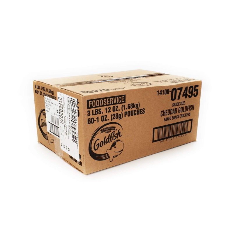 Pepperidge Farm Goldfish Baked Snack Crackers, Cheddar Cheese, 1 Ounce,