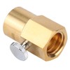 TR21-4 to CGA320 Brass Soda Bottle Adapter CO2 Fill Valve