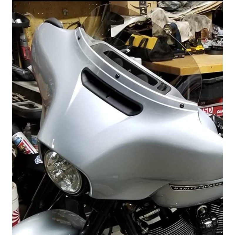 Sled Shields 8" Light Tint Windshield Compatible with Harley Davidson
