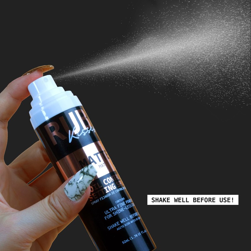 Ruby Kisses Setting Spray - Ultra-fine mist, Sets makeup, Long-Lasting