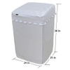 Washing Machine Cover Thickening Double-side silver coated fabric Waterproof Sunscreen