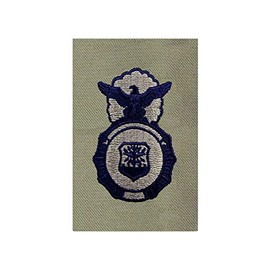 Uniform Accessories Unlimited Inc Air Force Security Police ABU Badge (Military Issued) - 1 Piece - Sew-On - Made in USA