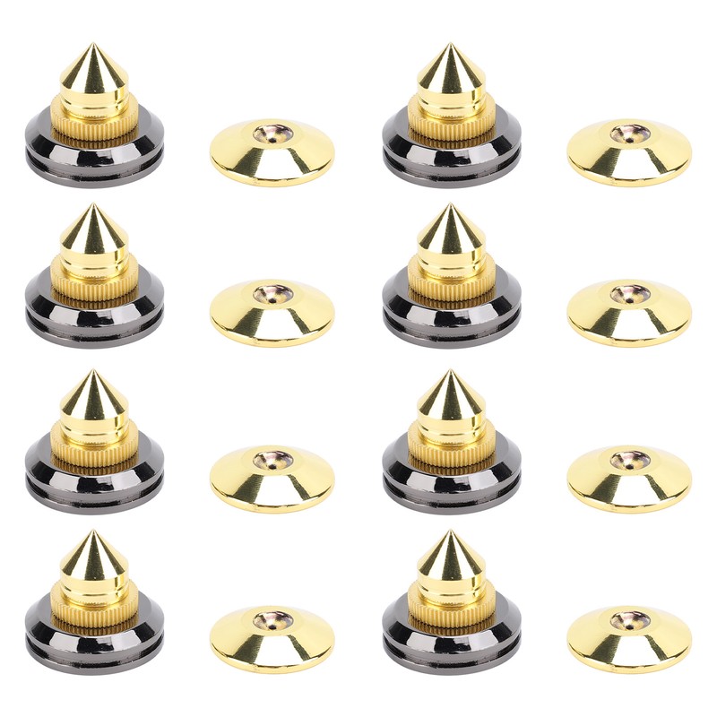 Speaker Spike Pad Kit Wide Application Shock Absorbing Zinc Alloy