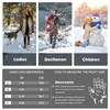 Rahhint Thermal Winter Gloves for Men Women Pure Wool Knit
