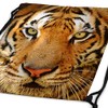 style3 Print Tiger Head Backpack Bag Gym Bag Sports Bag