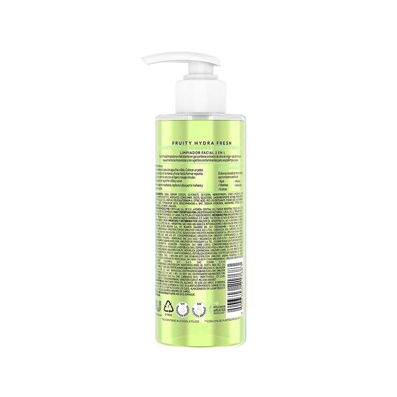 Limpiador facial Pond´s Fruity Hydra Fresh aloe 200 ml