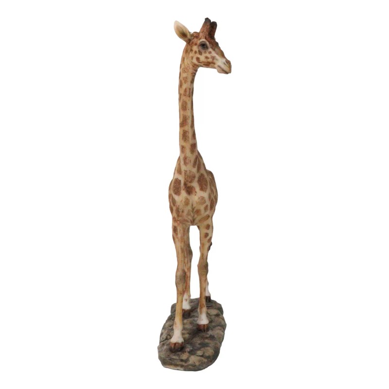 Nature Wildlife Realistic Safari Savannah Masai Giraffe Standing Figurine