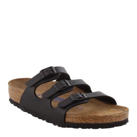 Birkenstock Florida Soft Footbed - Birko-Flor™ Black Birko-Flor™ 2 41 (US Women's 10-10.5) Regular