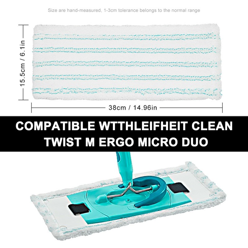 DMNQ 6 Pieces Floor Mop Compatible with Leifheit Floor Mop