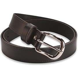 Hawkdale Womens Leather Belt - 1 Inch Skinny - Black, Brown, Tan - Made In The UK # 803-400 [Black] [Small - 28" - 33" (71-84cm)]