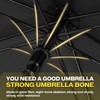 ZOMAKE 68 Inch Golf Umbrella Extra Large Oversized Umbrella Windproof