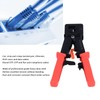 RJ45 Crimping Tool Pass Through CAT6 CAT5E Ethernet Wire Crimper