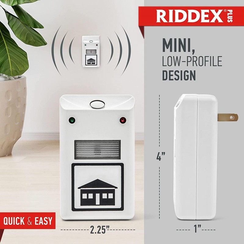 RIDDEX Plus Insect Repellent | Plug in, Mouse Deterrent -
