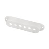 FLEOR White Plastic 52/52/52mm Single Coil Pickup Cover 2T1V Tone