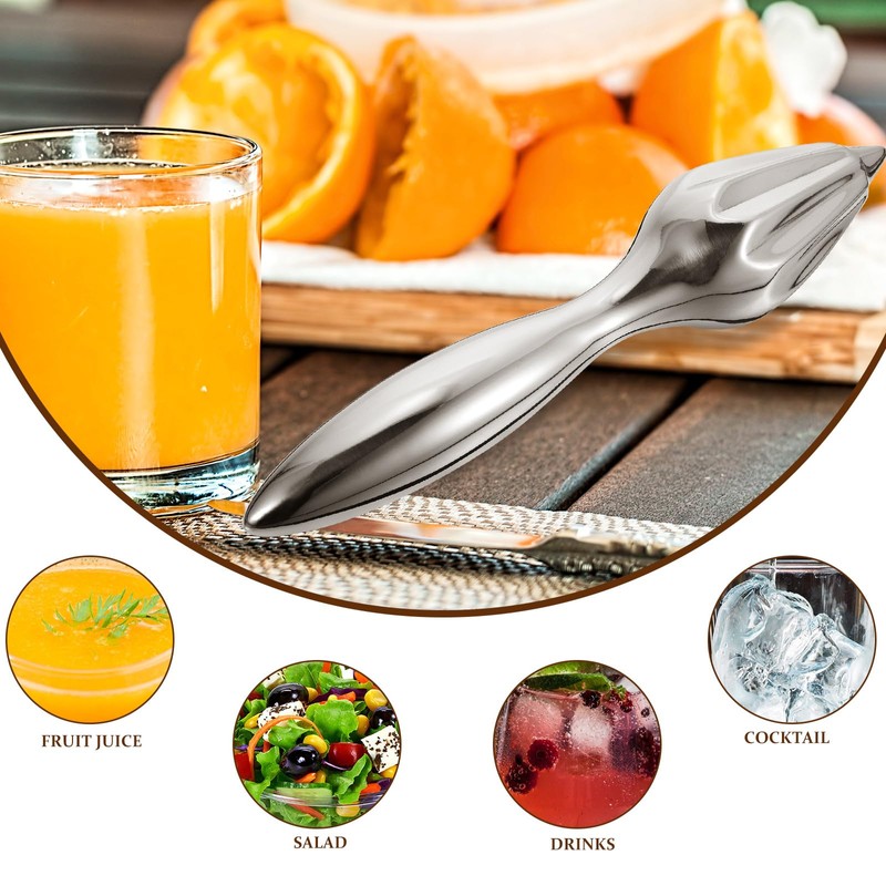 Stainless Steel Citrus Reamer Handheld Lemon Squeezer Reamer - Manual