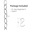 36 inches Long 11 Gauge Steel Chain Extension for Hanging