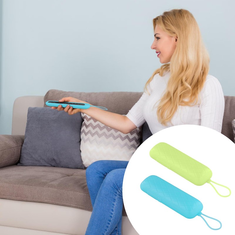 2pcs Silicone Replacement Remote Control Case, Soft Remote Control Protective