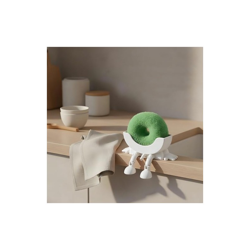 Funny Hanging Sponge Holder with Drainage, Funny Sponge Holder for