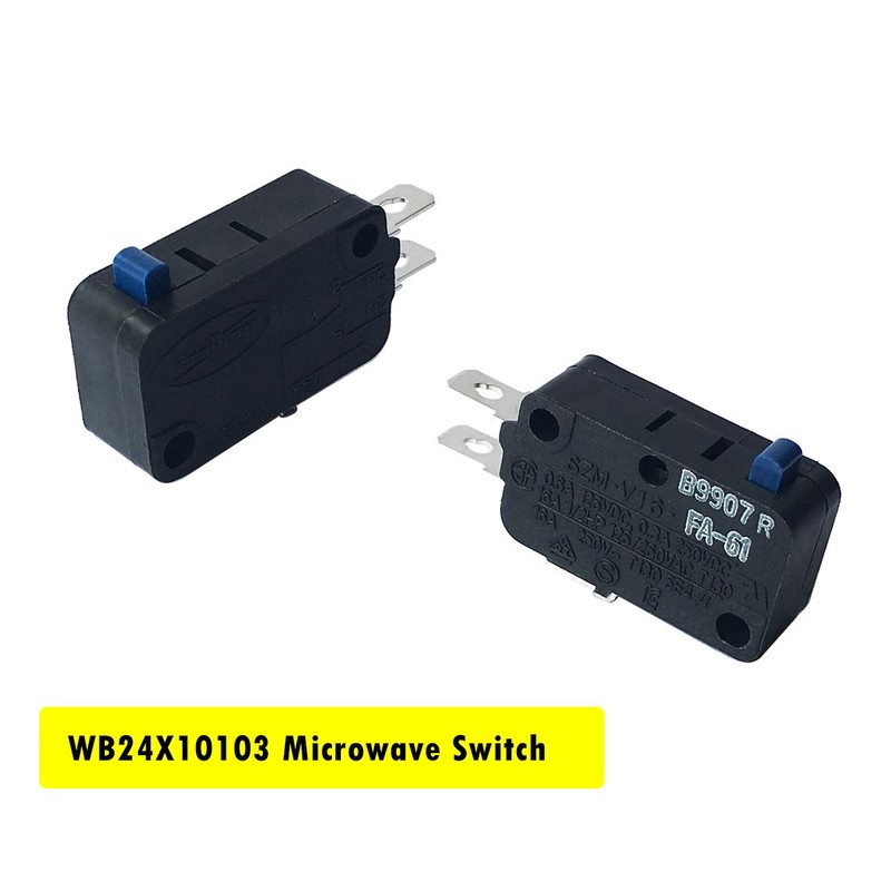 LONYE WB24X10103 & 3B73361E & SZM-V16-FD-63 Microwave Door Switch Replacement