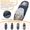 Zooawa Stroller Bunting Bag Universal, Waterproof Baby Stroller Footmuff, Christmas