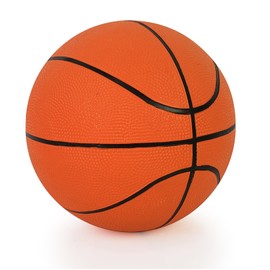 Aoneky Indoor/Outdoor Mini Rubber Basketball with Pump - Size 6 Basketballs