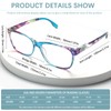 CLASAGA Progressive Multifocus Reading Glasses for Women,Blue Light Blocking Spring