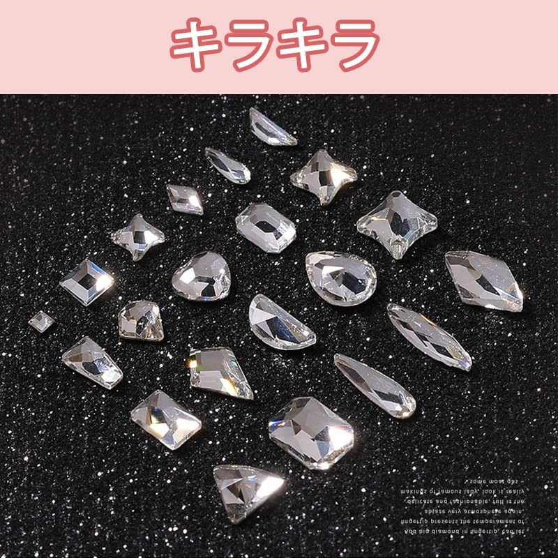 LIKENNY Rhinestone Nail Art, Crystal, DIY, Decorate and Use Nails,