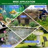Upgraded Digital Display Solar Pond Aerator, 3 Working Modes(Low/Med/High) Solar