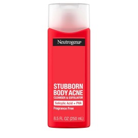 Neutrogena Salicylic Acid & PHA Stubborn Acne Body Wash,8.5 Fl Oz