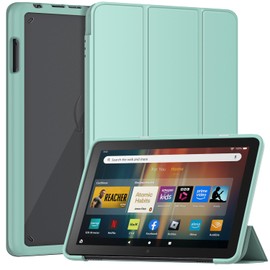 Trifold Stand Case for 8" Tablets, Not Suitable for Onn TCL 8 inch, Mansiruyi Slim Light Smart Case with Auto Sleep/Wake -Light Green