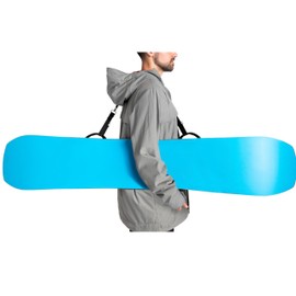 ArcticStrap - Over the shoulder snowboard strap/sling/carrier - easy to use, fits in jacket pocket, adjustable length, waterproof, rust-proof, holds any snowboard