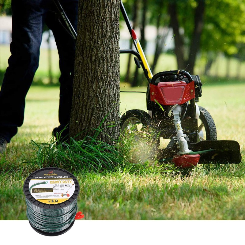 A Anleolife 3-Pound Heavy Duty Sawtooth 140-mil-by-328-ft Dual Core String