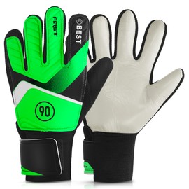 Starvortex Football Goalkeeper Gloves Kids, Non-Slip Soccer Goal Keeper Gloves for Boys 9-12, Goalie Gloves Wrist Palm Finger Protection for Kids Boys Youth Children Adult (Size 7)