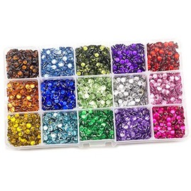 Summer-Ray 5mm Assorted Colour Rhinestones in Storage Box Set #2
