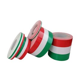 StickersLab Lunghezza Lunghezza Racing Stripes, Tricolore Look, Available in 4 Sizes, 10 cm