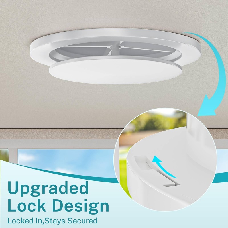 [Upgraded] HG Power 6 Inch Round Vent Cover with Adjustable