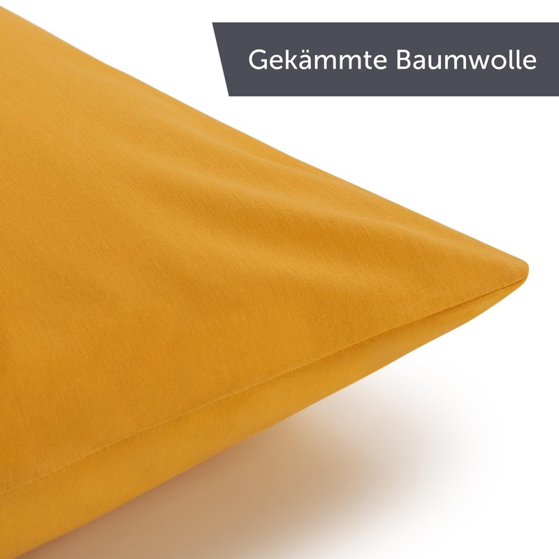 Blumtal set of 2 pillowcases - 100% cotton, super soft